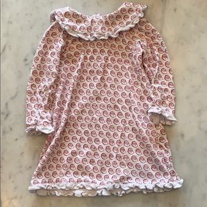 Lila and Hayes Santa Pima Cotton PJ Dress, 2T